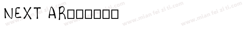 NEXT AR字体转换